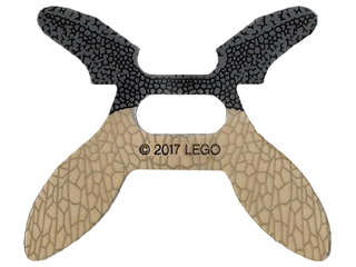 Lego (U) ~ Minifigure Wings Insect Collapsed with Center Opening with Webbed P~