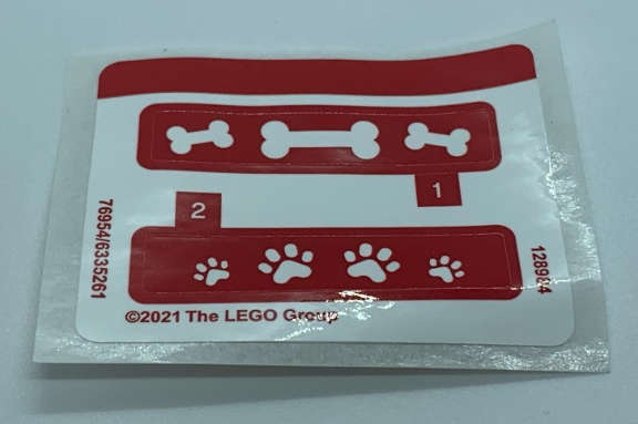 Lego (N) ~ Sticker Sheet for Set 40440 - (76954/6335261)~