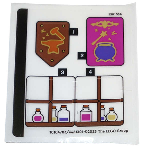 Lego (N) ~ Sticker Sheet for Set 40657 - (10104783/6451301)~