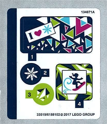 Lego (N) ~ Sticker Sheet for Set 41321 - (33519/6188102)~