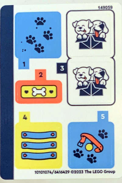 Lego (N) ~ Sticker Sheet for Set 41738 - (10101074/6416429)~
