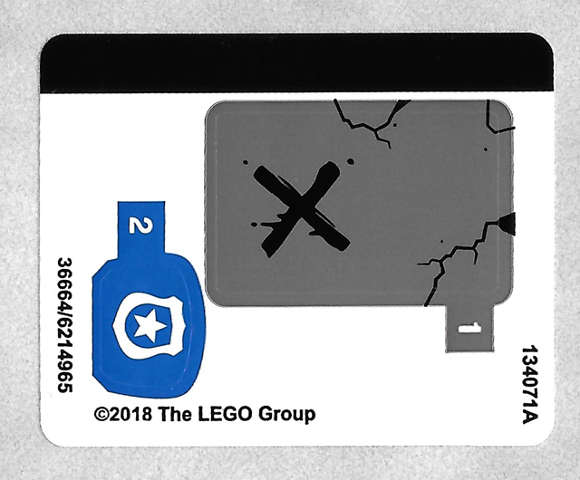 Lego (N) ~ Sticker Sheet for Set 60170 - (36664/6214965)~