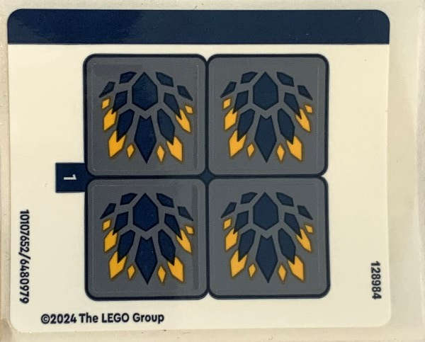 Lego (N) ~ Sticker Sheet for Set 71810 - (10107652/6480979)~