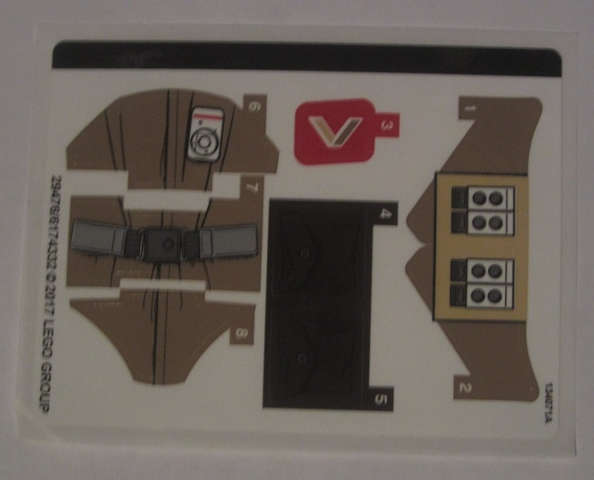 Lego (N) ~ Sticker Sheet for Set 75525 - (29476/6174332)~