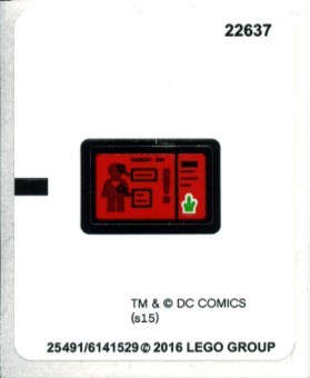 Lego (N) ~ Sticker Sheet for Set 76044 - International Version - (25491/6141529~