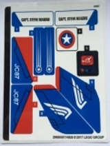 Lego (N) ~ Sticker Sheet for Set 76076 - (29680/6174926)~
