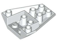 Lego (N) ~ Wedge 4 x 4 Triple Inverted with Connections between 4 Studs ~ [White]