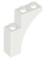 Lego (N) ~ Arch 1 x 3 x 3 ~ [White]