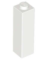 Lego (N) ~ Brick 1 x 1 x 3 ~ [White]