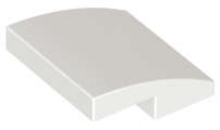 Lego (N) ~ Slope Curved 2 x 2 x 2/3 ~ [White]