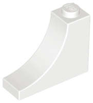 Lego (N) ~ Arch 1 x 3 x 2 Inverted ~ [White]