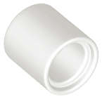 Lego (N) ~ Technic Liftarm Thick 1 x 1 (Spacer) ~ [White]