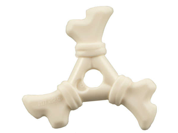 Lego (N) ~ Minifigure Weapon Bone Shuriken Throwing Star ~ [White]