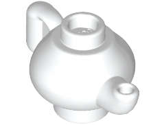 Lego (N) ~ Minifigure Utensil Teapot ~ [White]