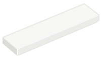 Lego (N) ~ Tile 1 x 4 ~ [White]