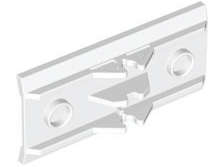 Lego (U) ~ Vehicle Spoiler / Plow Blade 6 x 3 with Hinge ~ [White]