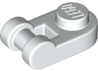 Lego (N) ~ Plate Round 1 x 1 with Bar Handle ~ [White]