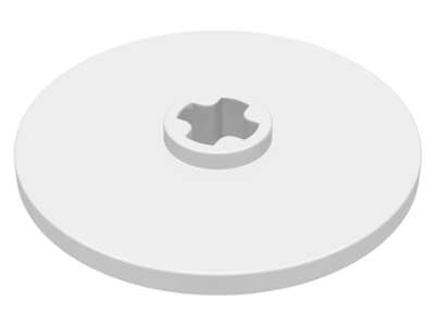 Lego (N) ~ Technic Disk 3 x 3 ~ [White]