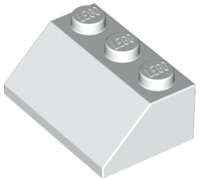Lego (N) ~ Slope 45 2 x 3 ~ [White]