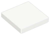 Lego (N) ~ Tile 2 x 2 ~ [White]