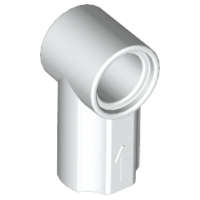 Lego (N) ~ Technic Axle and Pin Connector Angled #1 ~ [White]