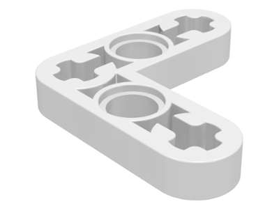 Lego (U) ~ Technic Liftarm Modified Bent Thin L-Shape 3 x 3 ~ [White]