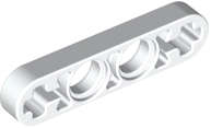 Lego (N) ~ Technic Liftarm Thin 1 x 4 - Axle Holes ~ [White]