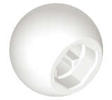 Lego (N) ~ Technic Ball Joint ~ [White]