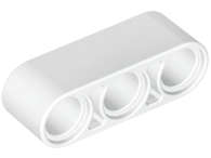 Lego (N) ~ Technic Liftarm Thick 1 x 3 ~ [White]