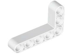 Lego (N) ~ Technic Liftarm Modified Bent Thick L-Shape 3 x 5 ~ [White]