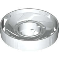 Lego (N) ~ Propeller 1 Blade Solid 10 Diameter (Ninjago Spinjitzu Rotor) ~ [White]