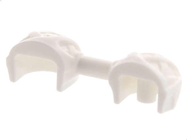 Lego (N) ~ Minifigure Weapon Web Effect Handcuffs ~ [White]