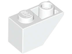 Lego (N) ~ Slope Inverted 45 2 x 1 ~ [White]