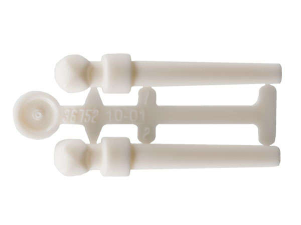 Lego (N) ~ Minifigure Utensil Wand 2 on Sprue ~ [White]