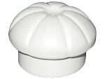 Lego (N) ~ Minifigure Headgear Hat Chef Toque ~ [White]