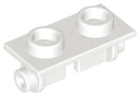 Lego (N) ~ Hinge Brick 1 x 2 Top Plate ~ [White]