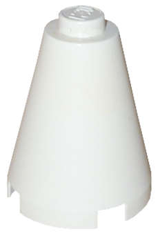 Lego (U) ~ Cone 2 x 2 x 2 - Solid Stud ~ [White]