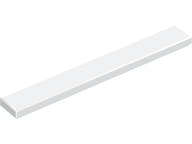 Lego (U) ~ Tile 1 x 8 ~ [White]