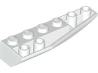 Lego (U) ~ Wedge 6 x 2 Inverted Right ~ [White]