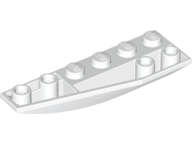 Lego (U) ~ Wedge 6 x 2 Inverted Left ~ [White]