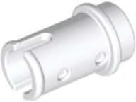 Lego (N) ~ Technic Pin 1/2 without Friction Ridges ~ [White]