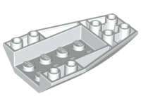 Lego (N) ~ Wedge 6 x 4 Triple Inverted Curved ~ [White]