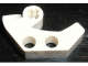 Lego (U) ~ Technic Axle and Pin Connector 2 x 4 Double Sloped ~ [White]