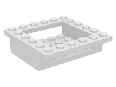 Lego (U) ~ Cockpit 6 x 6 x 1 1/3 Cabin Base ~ [White]