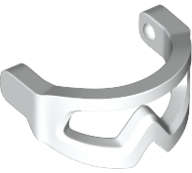 Lego (N) ~ Minifigure Visor Snow Goggles ~ [White]
