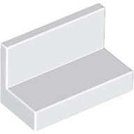 Lego (U) ~ Panel 1 x 2 x 1 ~ [White]
