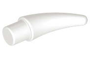 Lego (N) ~ Barb / Claw / Horn / Tooth - Small ~ [White]