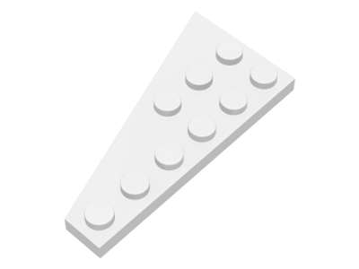 Lego (U) ~ Wedge Plate 6 x 3 Right ~ [White]