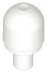 Lego (N) ~ Bar with Light Bulb Cover (Bionicle Barraki Eye) ~ [White]