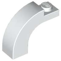 Lego (U) ~ Arch 1 x 3 x 2 Curved Top ~ [White]